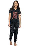 Harry Potter Girls' H Is For Harry Gryffindor Athletic Jogger 2 PC Pajama Set