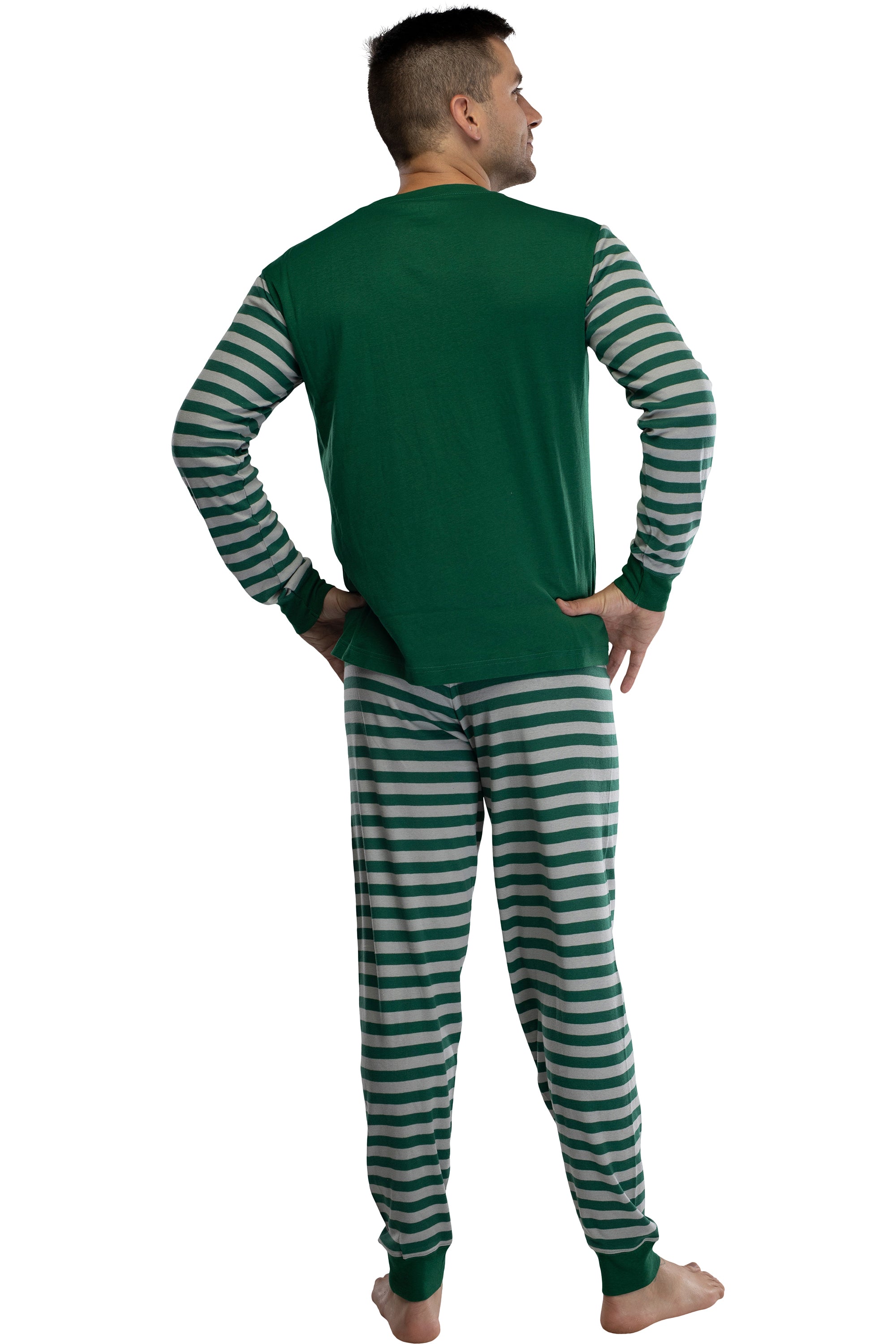 Harry Potter Hogwart's House Crest Tight Fit Adult Cotton Pajama Slytherin LG