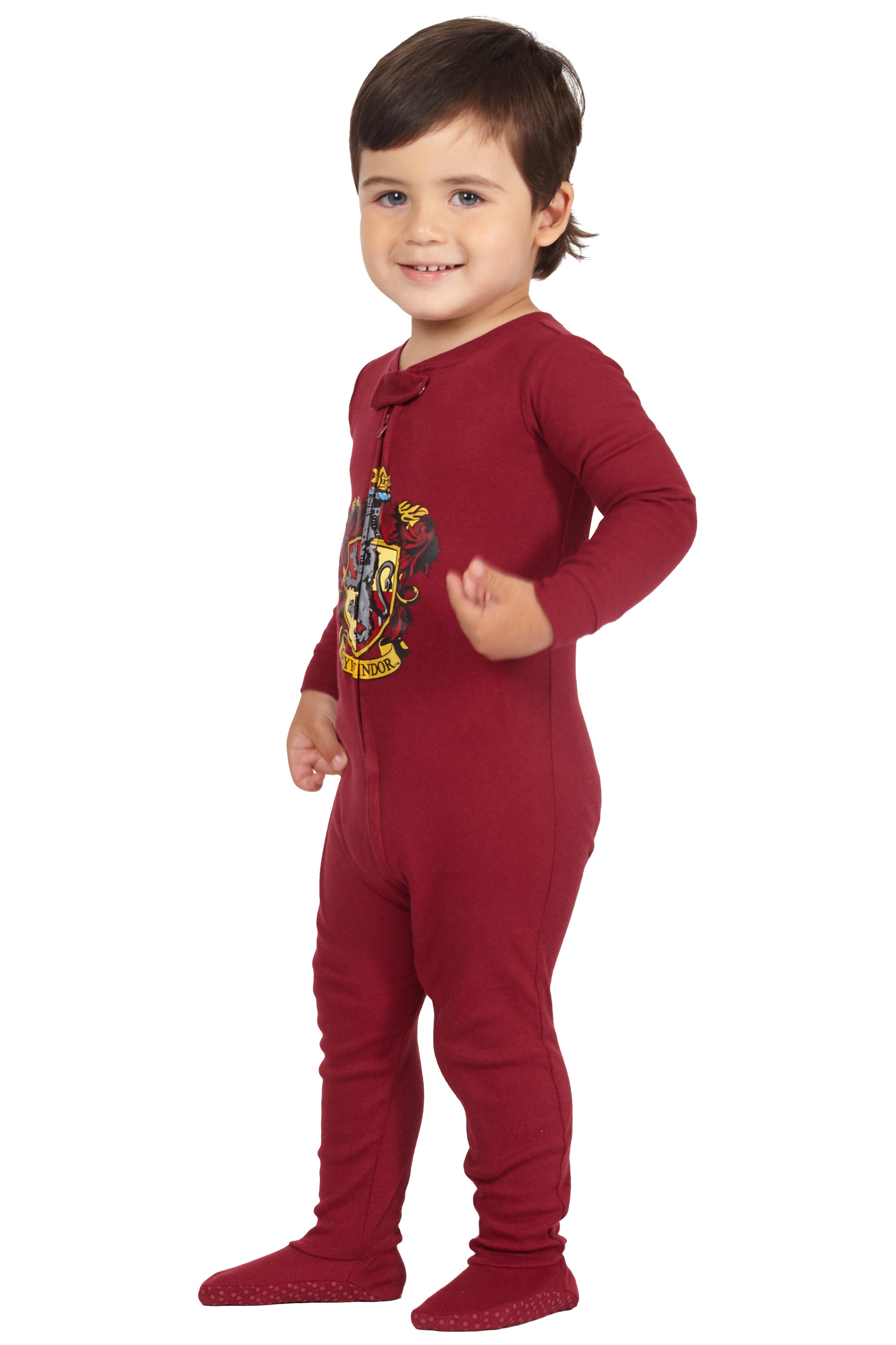 Intimo Baby Pajamas Set Footed Jammies Beanie Hogwarts House Gryffindor