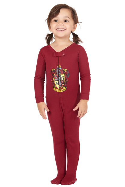 Intimo Baby Pajamas Set Footed Jammies Beanie Hogwarts House Gryffindor