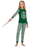 Harry Potter Slytherin Tight Fit 2 Piece Pajama Set