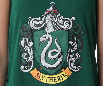 Harry Potter Women's Hogwarts House Crest Racerback Tank and Shorts Pajama Lounge Set