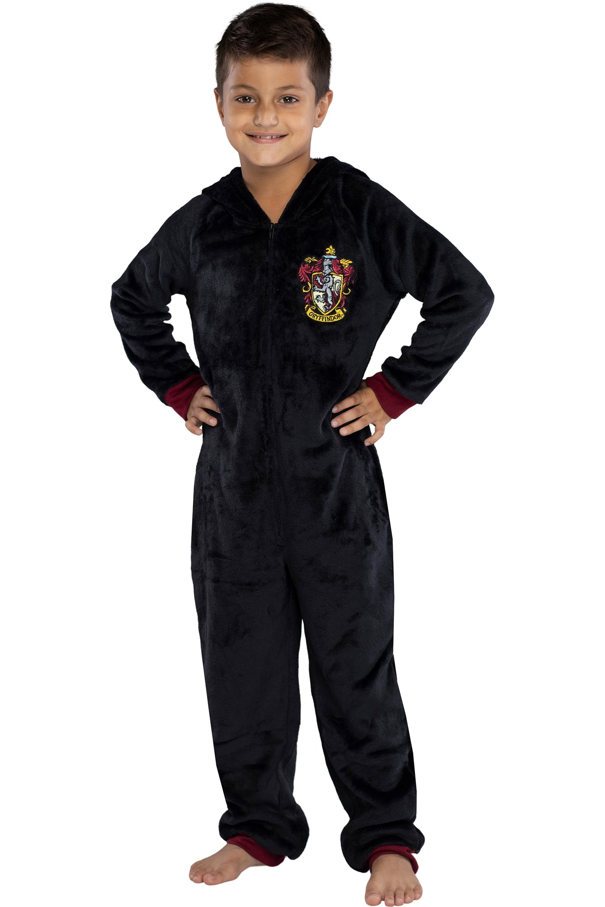 Harry Potter Unisex Kids Hooded Pajama Union Suit