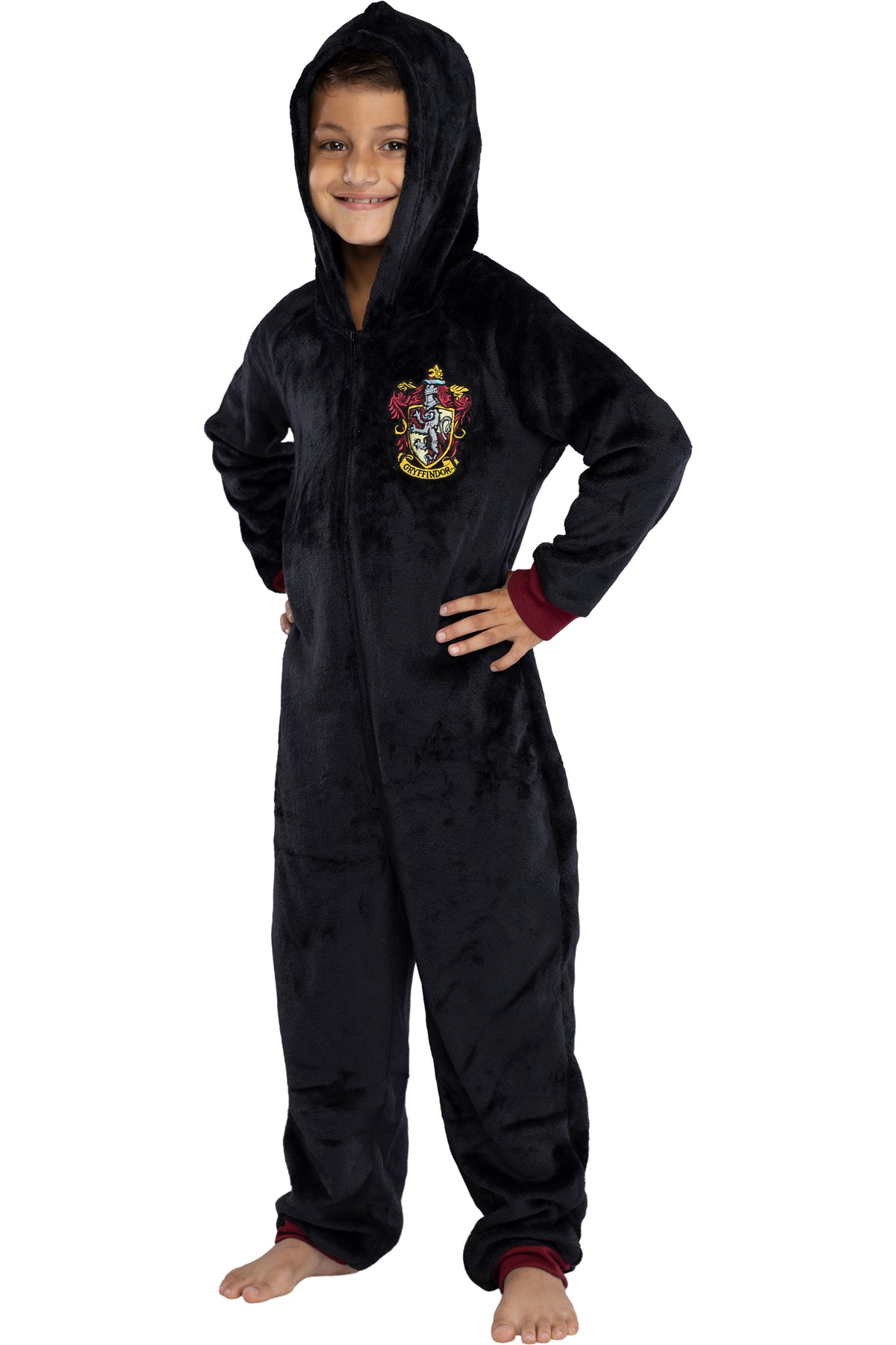 Harry Potter Unisex Kids Hooded Pajama Union Suit
