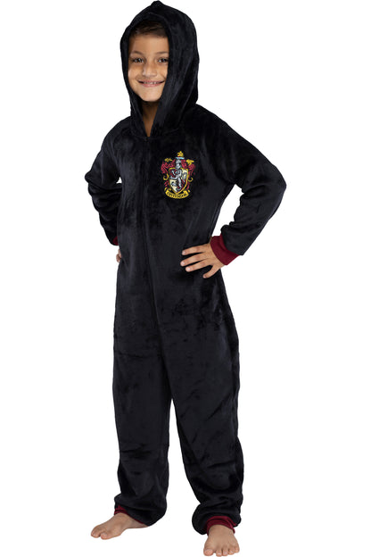 Harry Potter Unisex Kids Hooded Pajama Union Suit