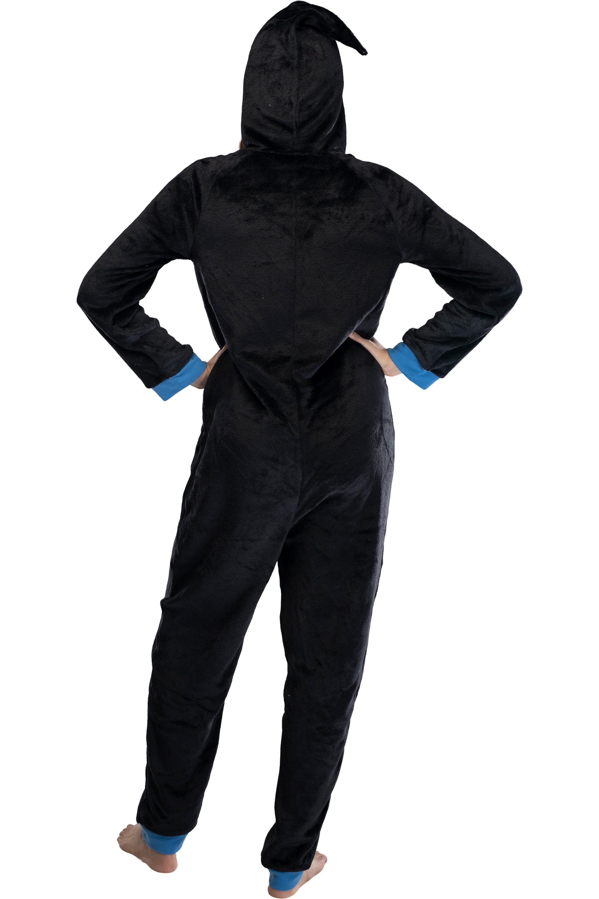 Harry Potter Juniors' Ravenclaw Hooded One-Piece Pajama Union Suit (S/M)