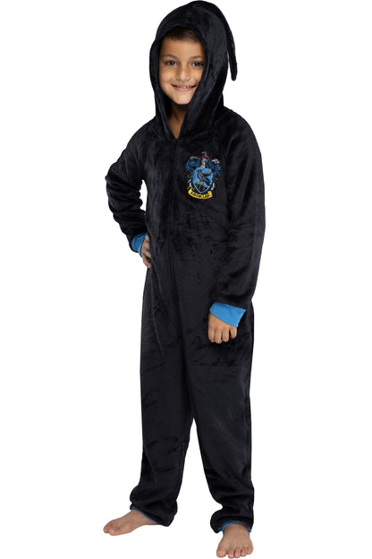 Harry Potter Unisex Kids Hooded Pajama Union Suit