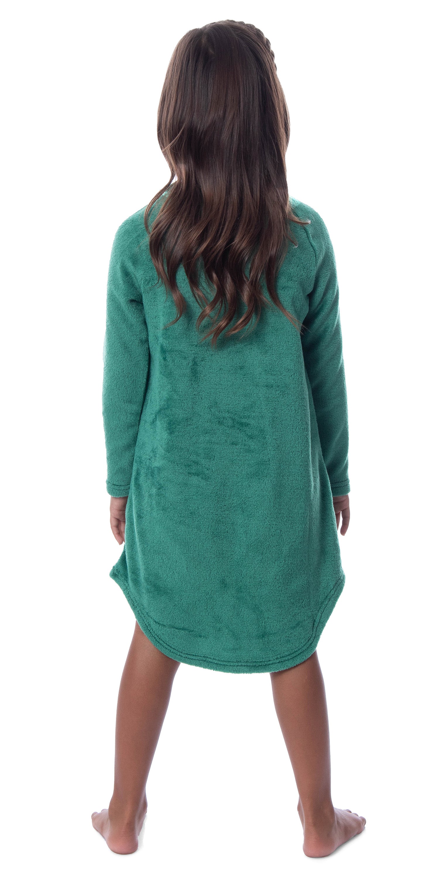 Harry Potter Girls' Hogwarts Houses Crest Raglan Pajama Nightgown-All Houses