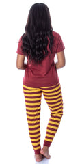 Harry Potter Womens' Hogwarts House Crest Jogger Pajama Set-All Houses