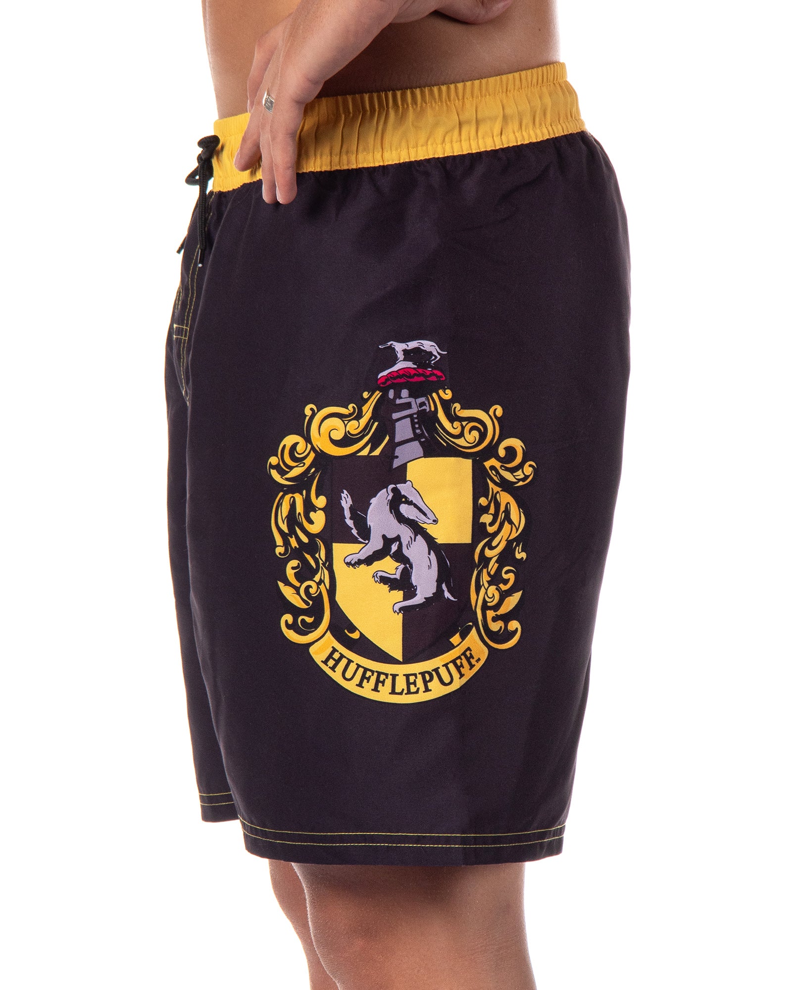 Harry Potter Men's & Big Men's Hogwarts Graphic Fleece Jogger Shorts, Sizes  S-3XL, Mens Harry Potter Shorts