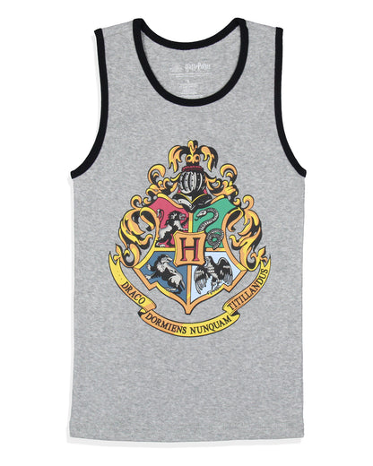 Harry Potter Girls' Hogwarts House Crest Sleep Pajama Set Tank Top Shorts