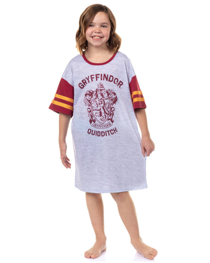 Harry Potter Nightgown Girls' House Crest Sleep Shirt