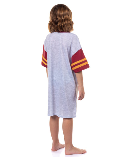 Harry Potter Nightgown Girls' House Crest Sleep Shirt