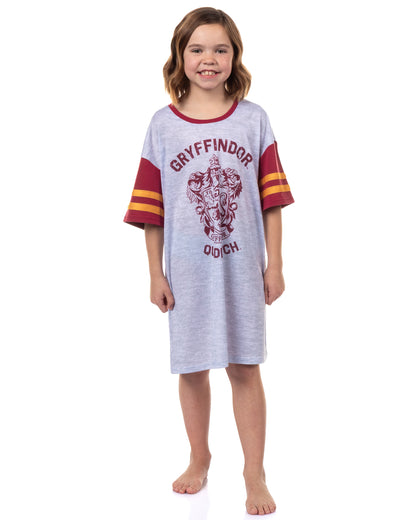 Harry Potter Nightgown Girls' House Crest Sleep Shirt