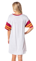 Harry Potter Women's Hogwarts All Houses Quidditch Nightgown Pajama Shirt Dress