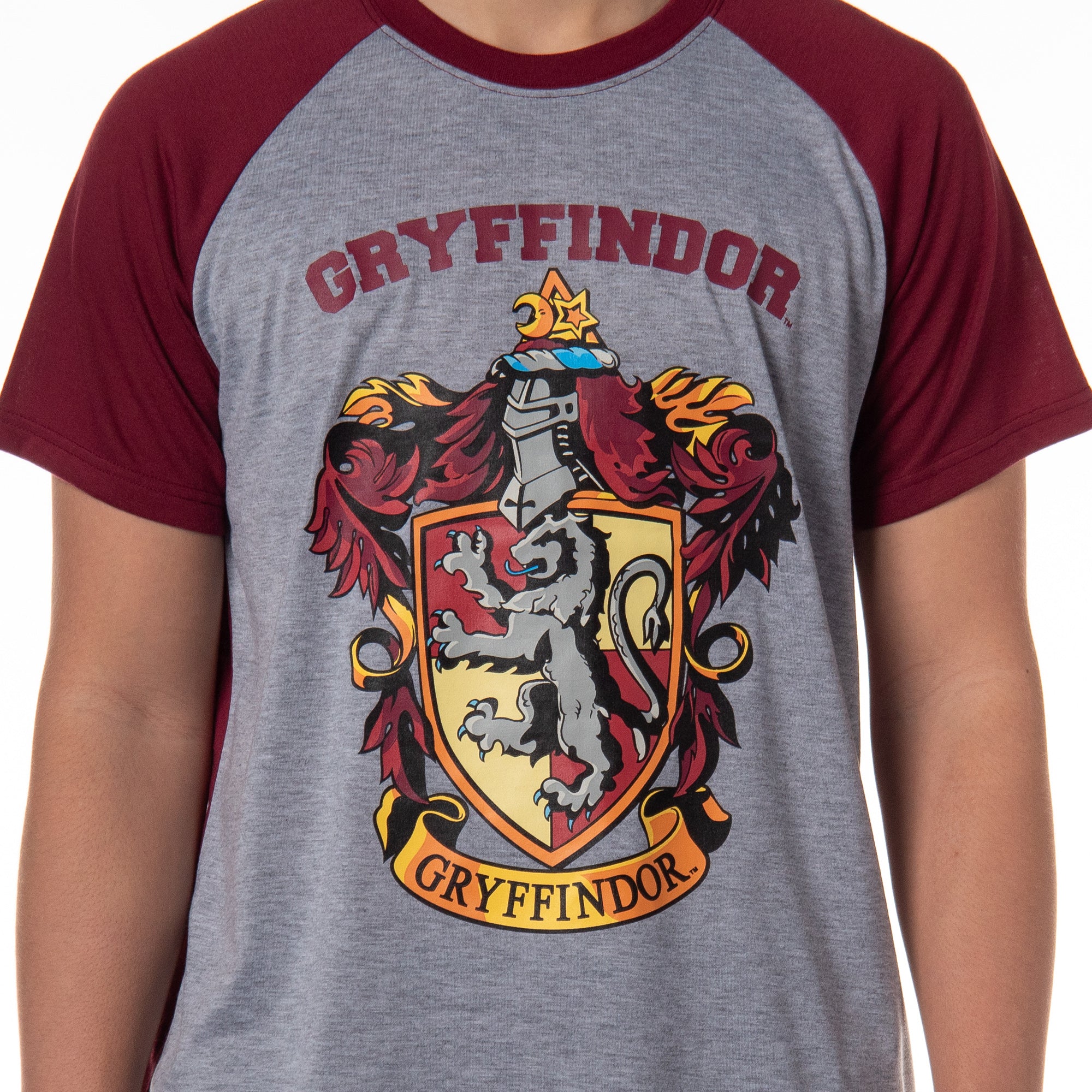 Harry Potter Hogwarts Men's Short Sleeve Shirt And Short PJ Pajama Set