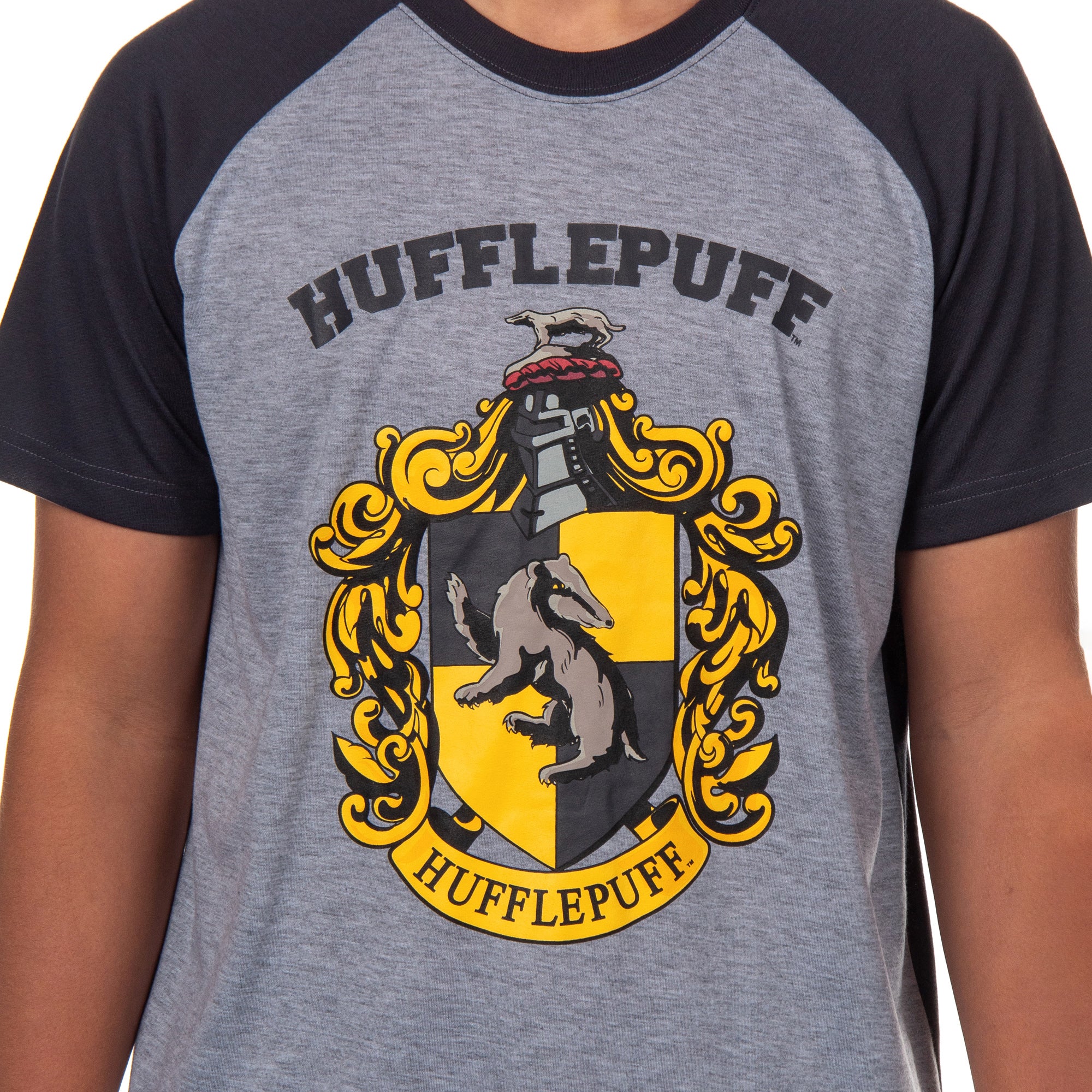 Harry Potter Hogwarts Men's Short Sleeve Shirt And Short PJ Pajama Set