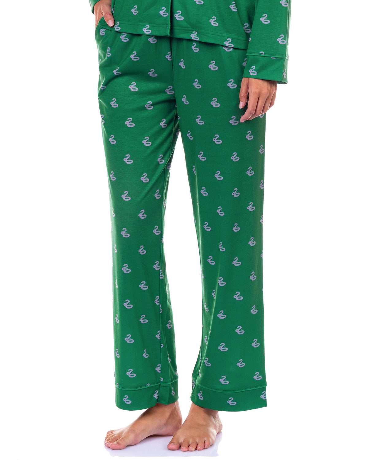 Harry Potter Pajamas Women's Hogwarts Coat Front Sleep Set