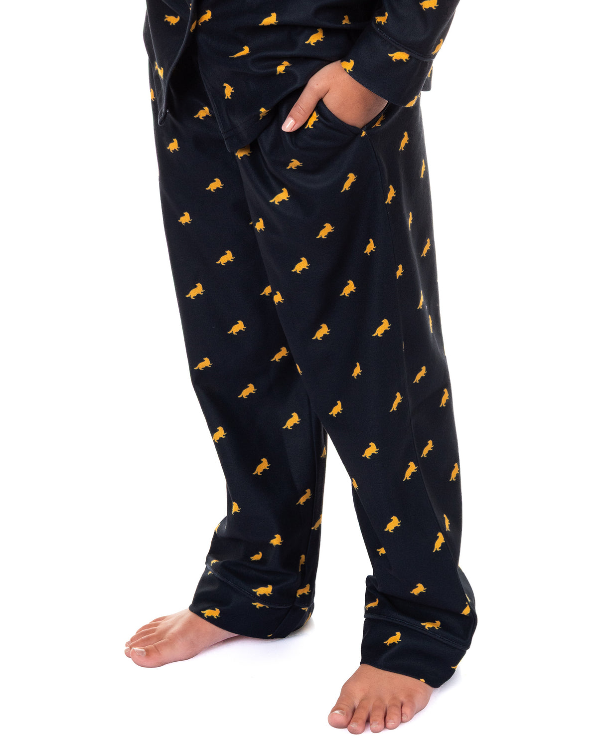 Harry Potter Pajamas Girl's Houses Coat Front Sleep Set
