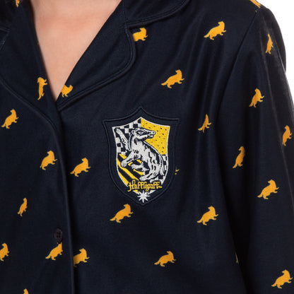 Harry Potter Pajamas Girl's Houses Coat Front Sleep Set