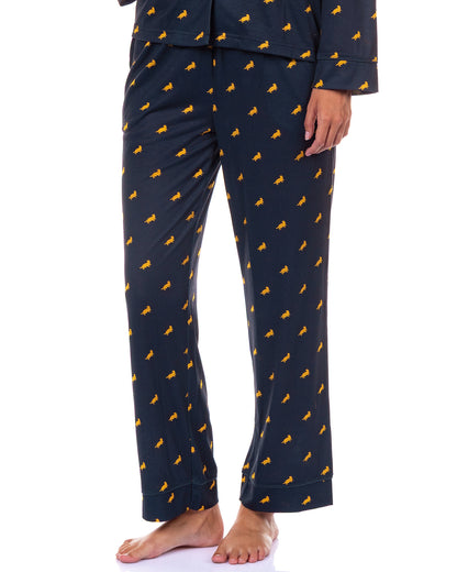 Harry Potter Pajamas Women's Hogwarts Coat Front Sleep Set