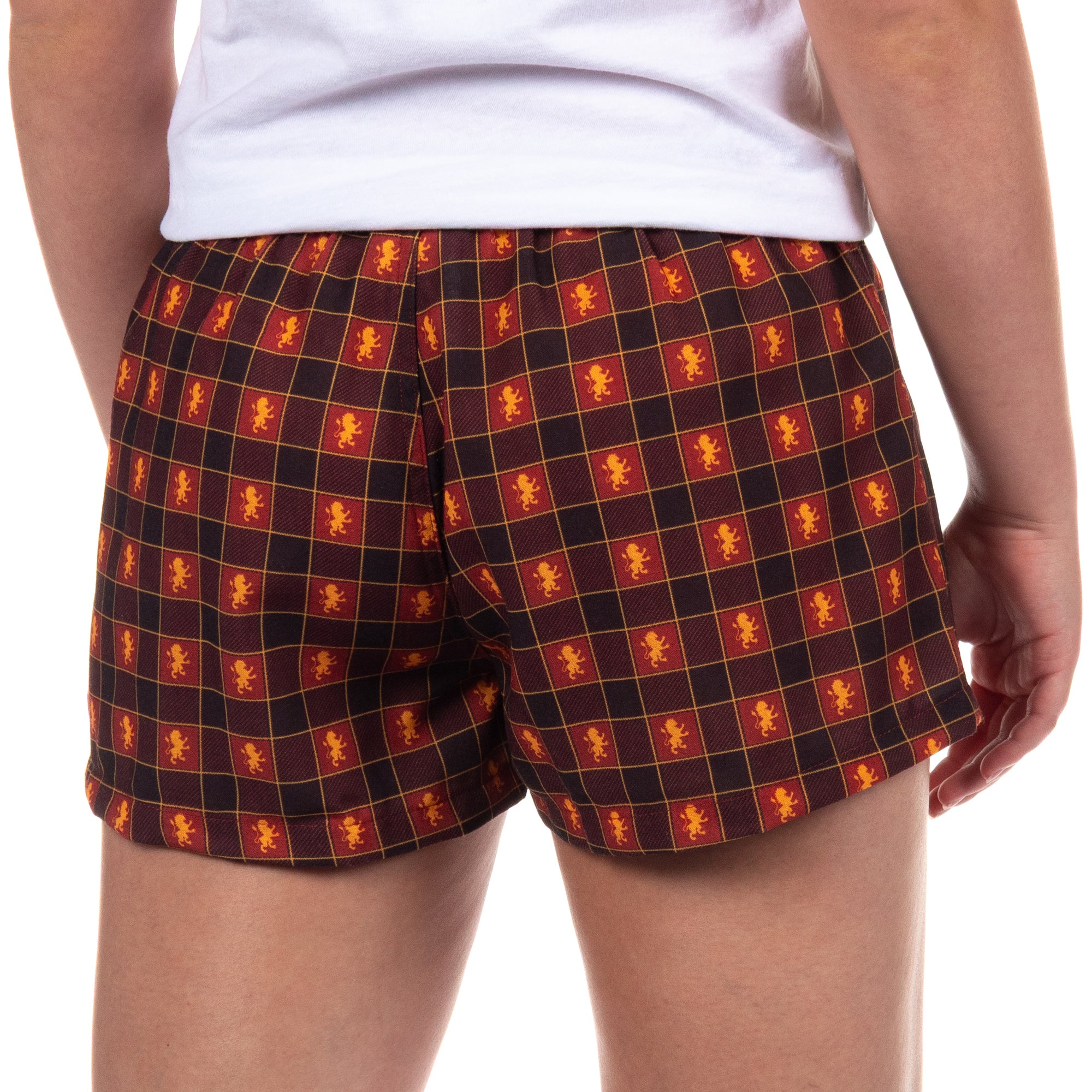 Harry Potter Pajama Micro Shorts Women's Hogwarts All Houses Lounge Bottoms