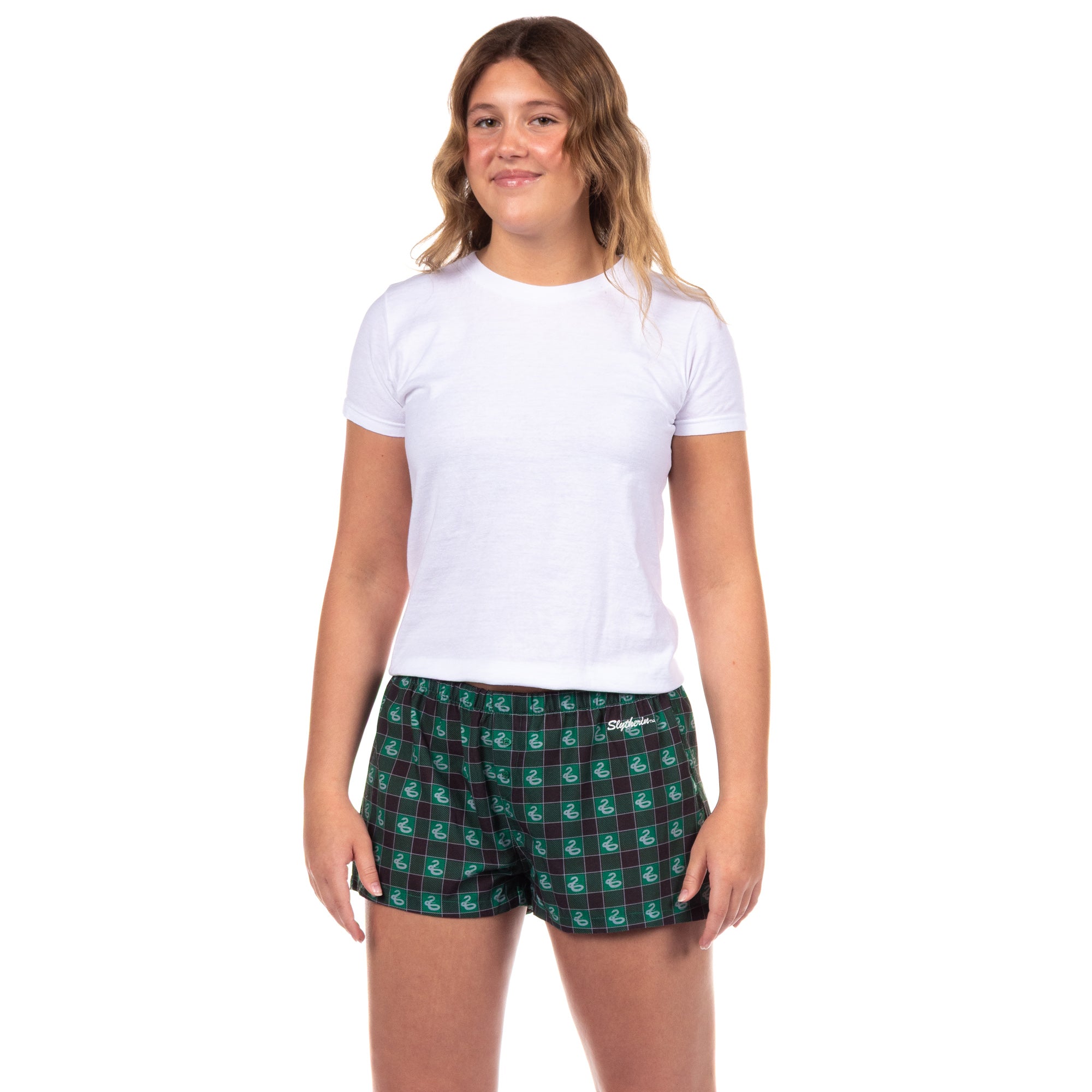 Harry Potter Pajama Micro Shorts Women's Hogwarts All Houses Lounge Bottoms