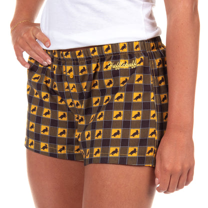 Harry Potter Pajama Micro Shorts Women's Hogwarts All Houses Lounge Bottoms