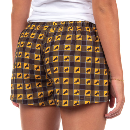 Harry Potter Pajama Micro Shorts Women's Hogwarts All Houses Lounge Bottoms
