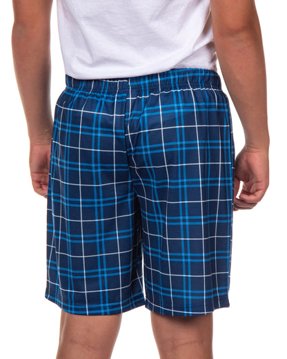 Harry Potter Pajamas Mens' Hogwarts House Crest Plaid PJ Lounge Shorts