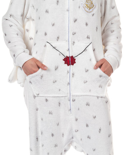 Harry Potter Union Suit Girls' Hedwig Kigurumi One Piece Pajamas (10/12)