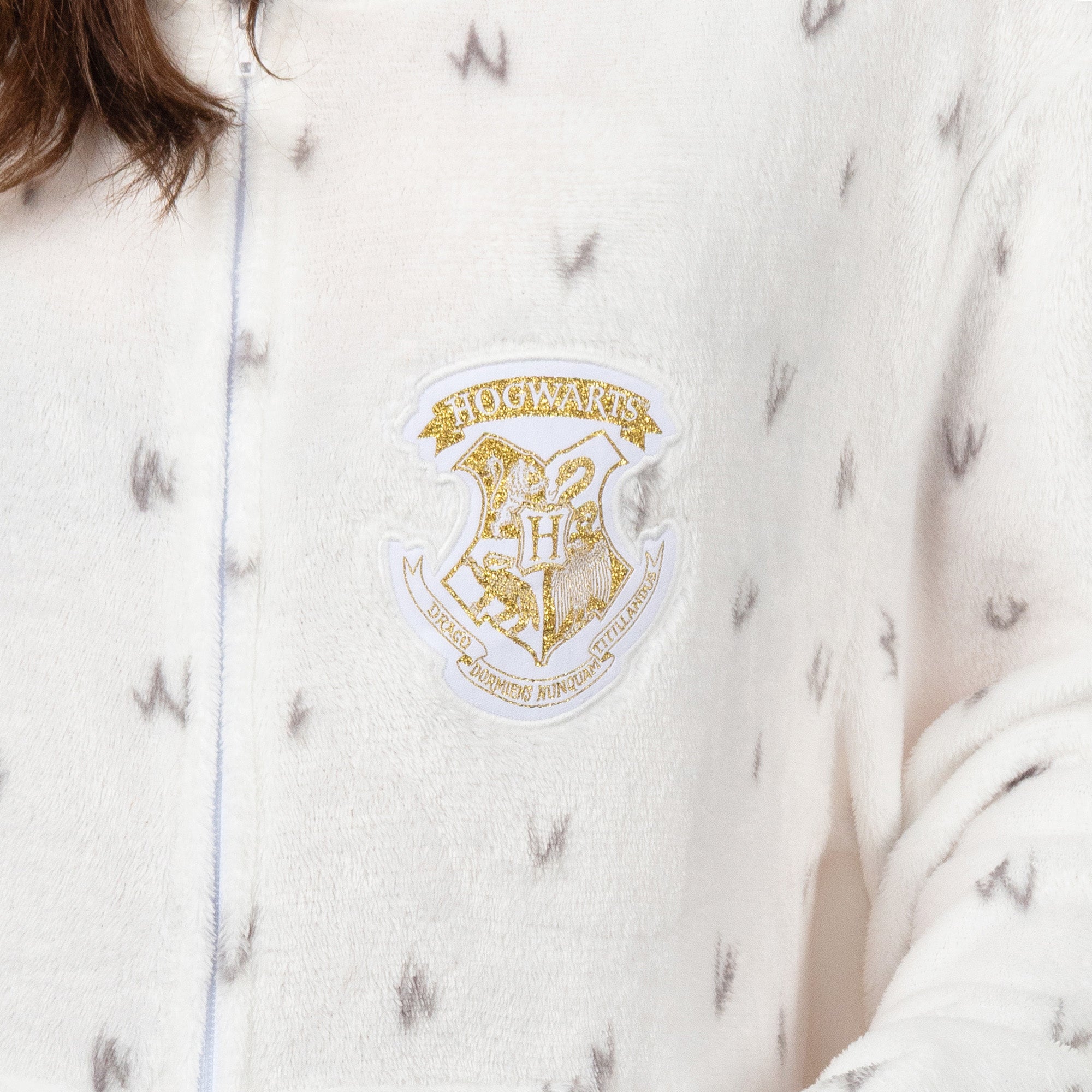Harry Potter Union Suit Women's Kigurumi Hedwig Hooded Pajama Costume (XXS/XS)