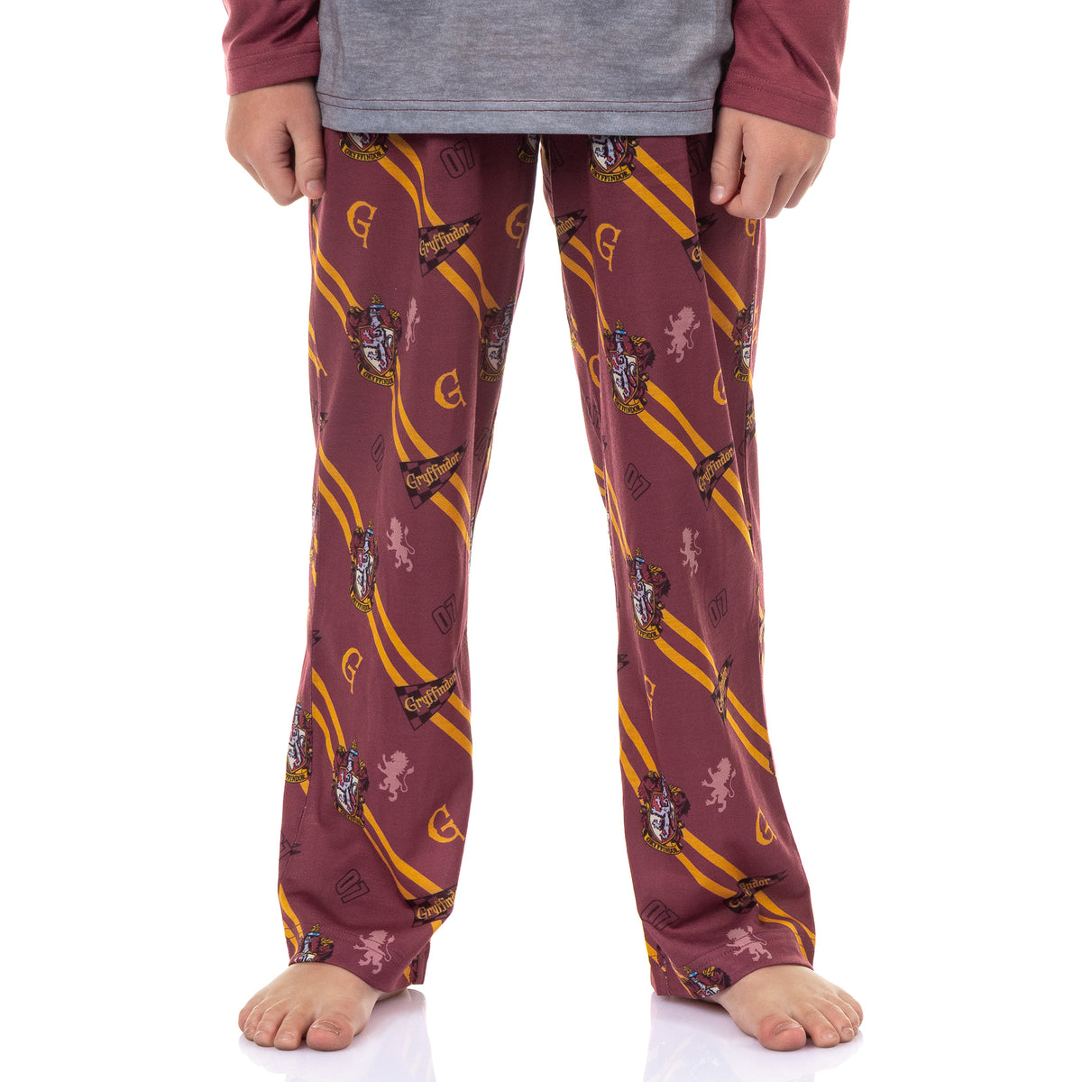 Harry Potter Pajamas Boys' House Crest Raglan Sleep Set