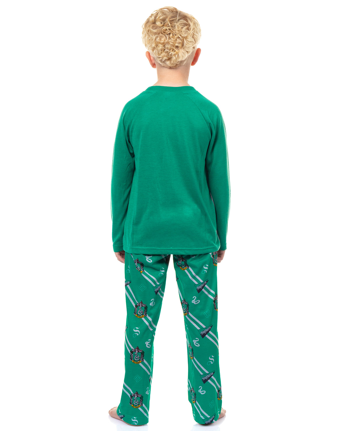 Harry Potter Pajamas Boys' House Crest Raglan Sleep Set