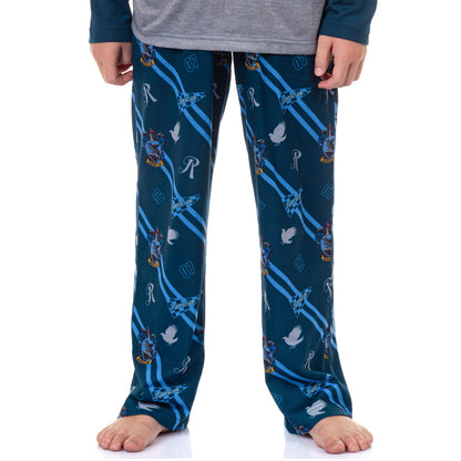 Harry Potter Pajamas Boys' House Crest Raglan Sleep Set