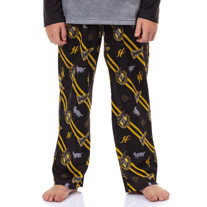 Harry Potter Pajamas Boys' House Crest Raglan Sleep Set
