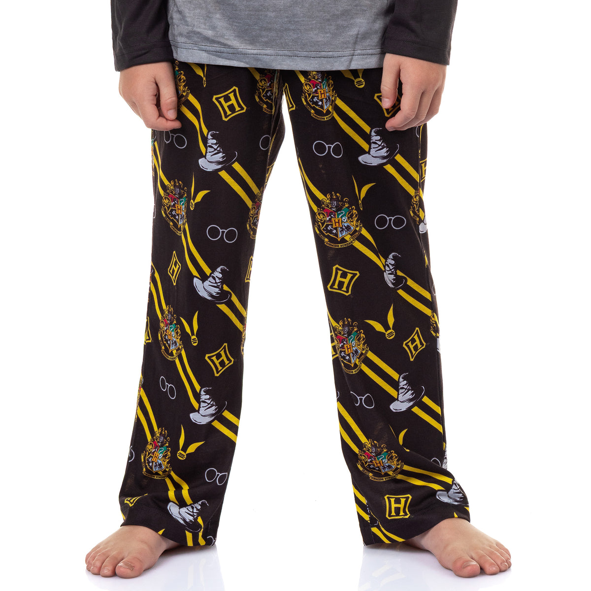 Harry Potter Pajamas Boys' House Crest Raglan Sleep Set
