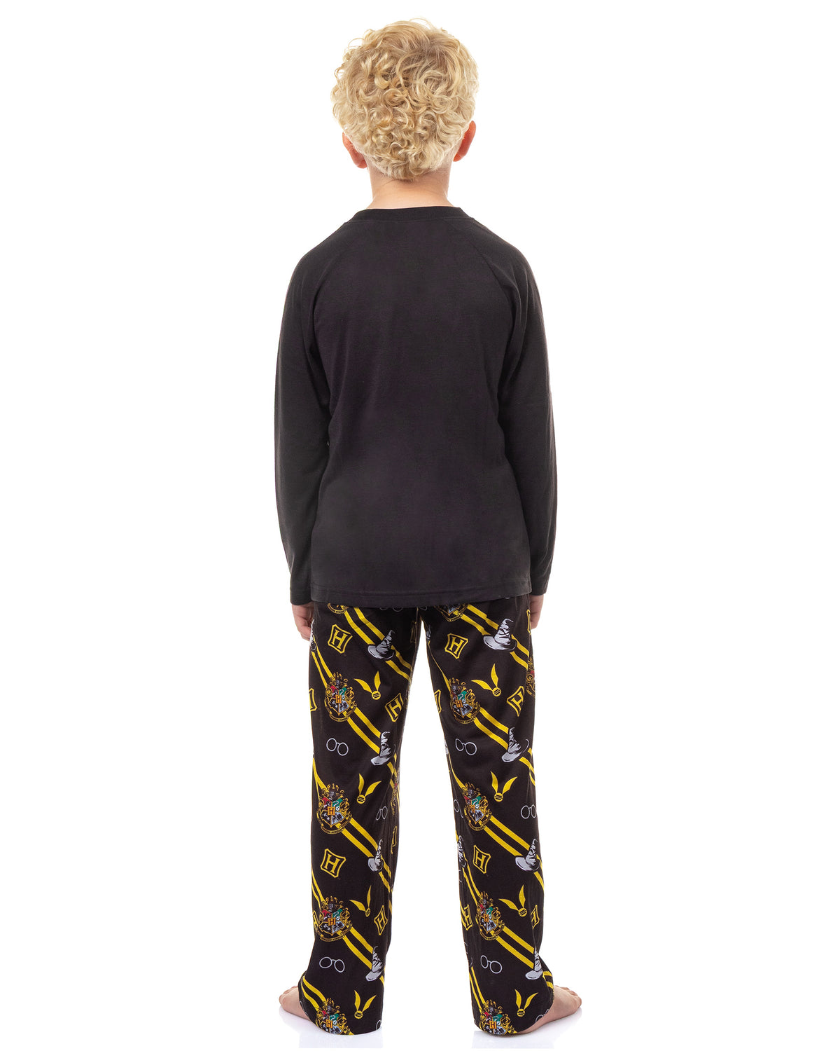 Harry Potter Pajamas Boys' House Crest Raglan Sleep Set