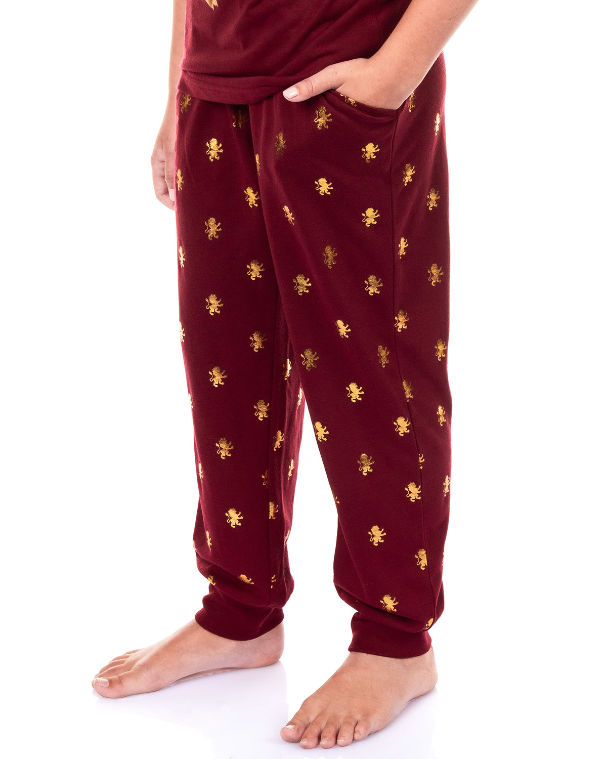 Harry Potter Pajamas Girl's Hogwarts House Jogger Sleep Set