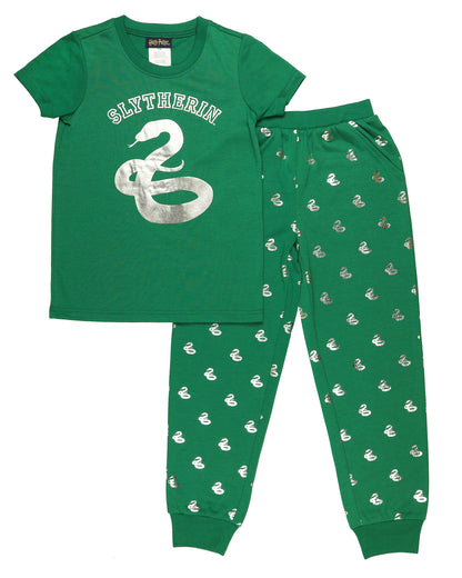 Harry Potter Pajamas Girl's Hogwarts House Jogger Sleep Set