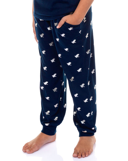 Harry Potter Pajamas Girl's Hogwarts House Jogger Sleep Set