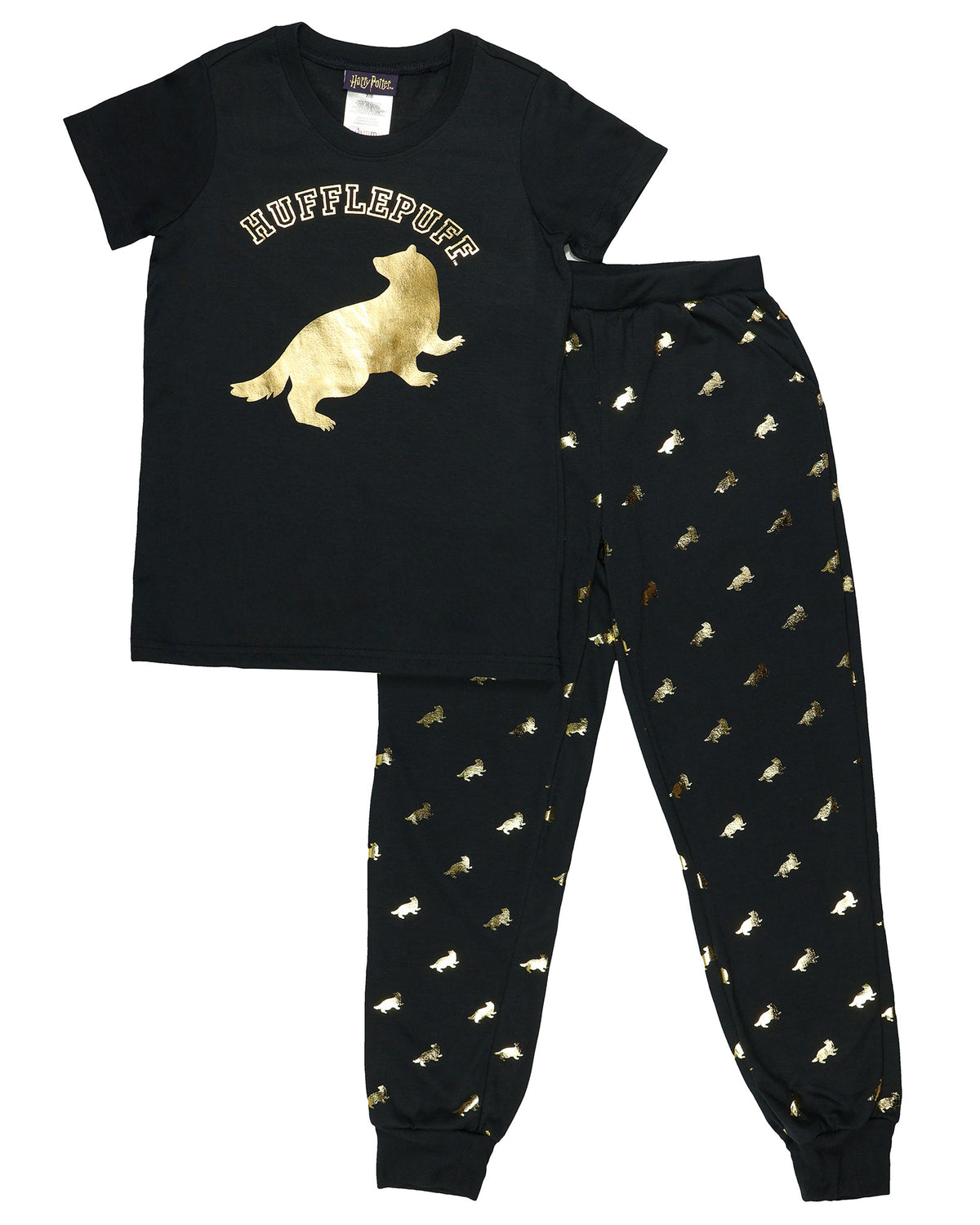 Harry Potter Pajamas Girl's Hogwarts House Jogger Sleep Set