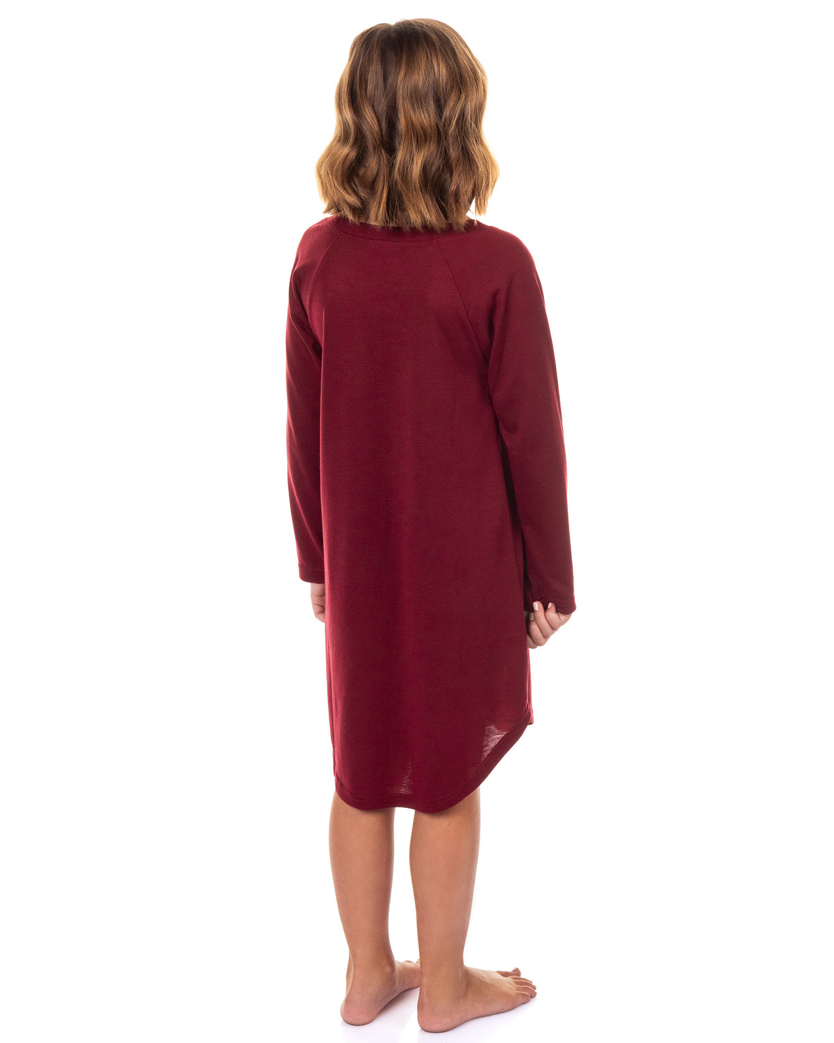 Harry Potter Pajama Girl's Long Sleeve Varsity Raglan Gown