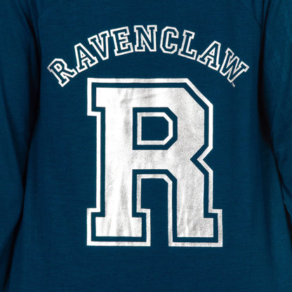 Harry Potter Pajama Girl's Long Sleeve Varsity Raglan Gown