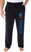 Harry Potter Men's Ravenclaw House Crest Loungewear Pajama Pants (Large)