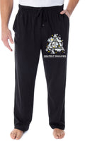 Harry Potter Pajama Pants Men's Deathly Hallows Symbol Loungewear Sleep Pants