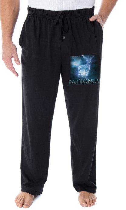 Harry Potter Pajama Pants Men's Expecto Patronum Stag Patronus Loungewear Sleep Pants