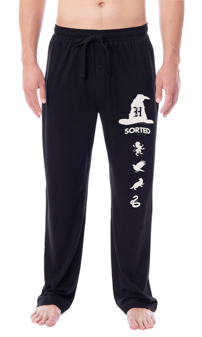 Harry Potter Mens' Sorting Hat All Hogwarts Houses Sleep Pajama Pants