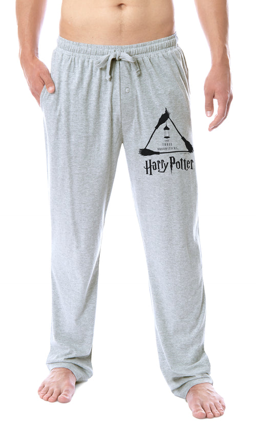 Harry Potter Mens' Three Broomsticks Wizarding World Sleep Pajama Pants