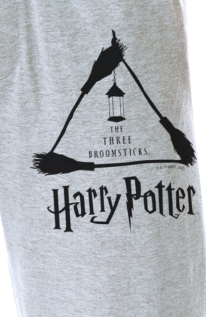 Harry Potter Mens' Three Broomsticks Wizarding World Sleep Pajama Pants
